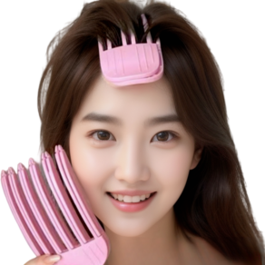 드보아 볼륨핀 뿌리볼륨 가르마볼륨, 1개, 6날+3날 세트