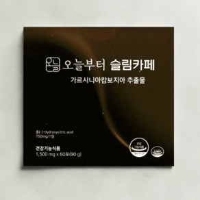 오늘부터 슬림카페 1500mg x 60포 방탄커피 다이어트커피, 60개