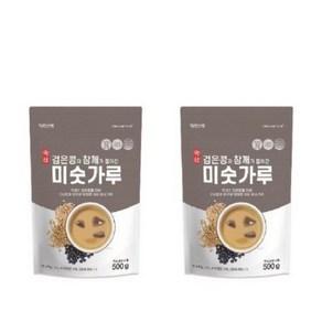 엄마사랑 검은콩과 참깨가 들어간 미숫가루, 500g, 2개