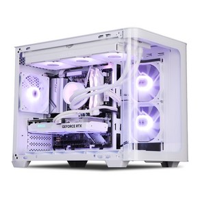 몬스타 가츠 AMD 7500F RTX 4060 32G 게이밍컴퓨터 조립PC 라일락, 화이트, 몬스타 가츠 라일락, 512GB, 32GB, Fee DOS