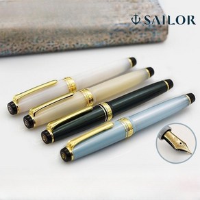 SAILOR 세일러 만년필 사계직 4COLOR 14K 중형 MF EF 11-1224, 상세페이지참조, 만엽 GT 극세자  - 102