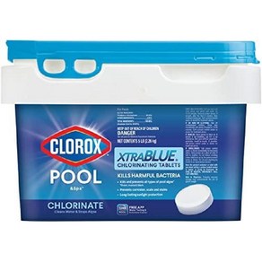 클로락스 팬션 수영장 스파 청소 세제 컨디셔너 테블릿 CLOROX Pool Spa XtaBlue, 2.27kg, 1개