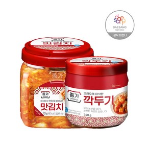 종가 맛김치 1.2kg (PET) + 깍두기750g(PET)