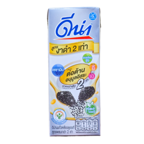 Dena Black Sesame Milk 디나 검은깨 우유 Oiginal, 4개, 180ml