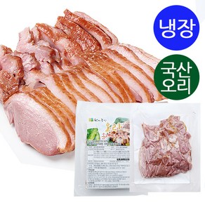 천지농산 국내산 유황오리훈제슬라이스 200gX8팩, 200g, 8개