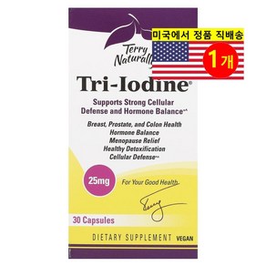 Natual Factos 삼중 요오드 25mg Ti-Iodine, 1개, 30정