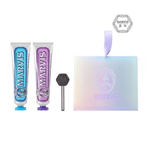 [마비스 코리아] 마비스 치약 2종세트+휴대용 스퀴저, 1세트, 170ml