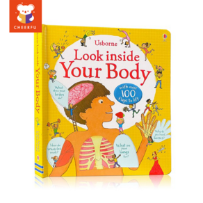 Usborne 플랩북 Look Inside Trains Food 어린이 영어 그림책