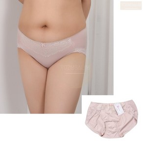 빅사이즈 살색 레이스 속옷 여자 언더웨어 팬티 2XL XL 대형 큰 비만