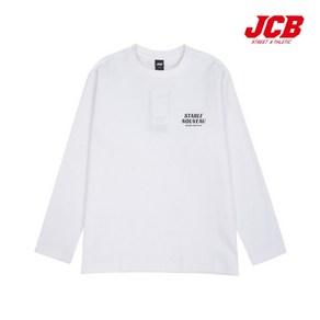 JCB 남아 베이직 화이트 분또 티셔츠 (JBK8R510BSW)