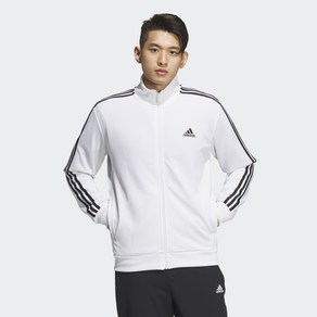 아디다스 ADIDAS 남녀공용 져지 츄리닝 3S 레귤러 핏 더블니트 트랙탑 IA9448