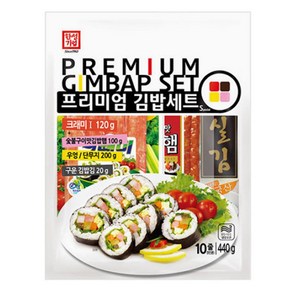 한성 프리미엄 김밥재료세트, 440g, 5개