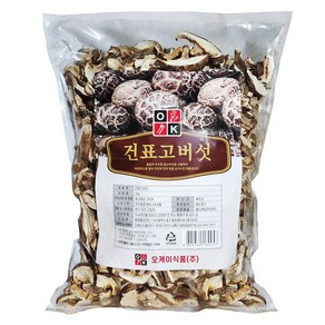 건 표고버섯 슬라이스, 1kg, 1개