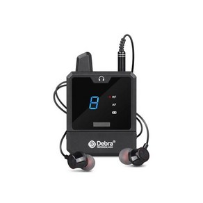 Deba UHF IEM 무선 인이어 모니터 시스템 미니 UHF 충전식 음악 오디오 모니터링 라이브 방송, Only 1 eceive, 1개