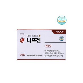 니프젠 스파이크 프리미엄 600mg, 니프젠 스파이크 프리미엄 600mg 1개, 1개