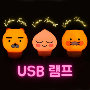 [매니바이] 카카오프렌즈 USB 램프 노트북 무선조명, 춘식이