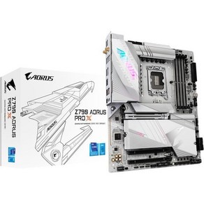 기가바이트 Z790 AORUS 엘리트 X WIFI7 LGA 1700/ 인텔/ X/ATX/ DDR5/ 4 M.2/ PCIe 5.0/ USB 3.2 TypeC/WiFi 7/2.5G, Z790 AORUS PRO X, 1개