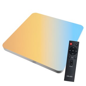 남영전구 LED 방등 60W 리모컨 사각방등 삼색변환 밝기조절 디밍 전등 플리커프리