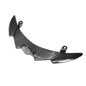 [호환] 오토바이 프론트 페어링 공압 윙렛 팁 윙 보호대 쉘 커버 혼다 PCX125 PCX160 PCX 125 160 2021, 01 Cabon Fibe, 1개