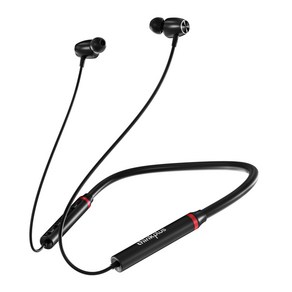 레노버 Lenovo HE05X 블루투스 방수 귀마개 HIFI 마그네틱 넥밴드 스포츠 이어폰, Black, 한개옵션1