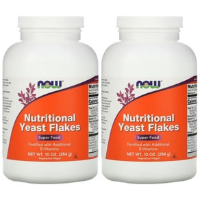 나우푸드 뉴트리셔널 이스트 플레이크 영양 효모 Yeast Flakes 284g 2개