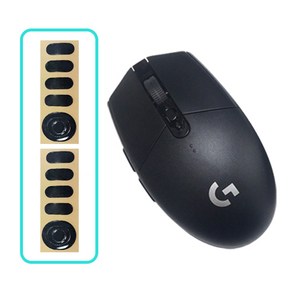 로지텍 G304 LIGHTSPEED 게이밍 무선 마우스 M-R0071 + 마우스 피트 2p, M-R0071(마우스), G304_블랙 + 피트2개