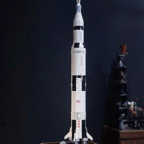 레고 호환 아폴로 로켓 새턴V NASA 100CM, 아폴로50cm, 1개