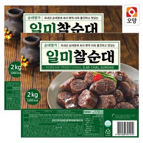 [퀴클리몰] 사조오양 일미 찰순대 2kg x 2개