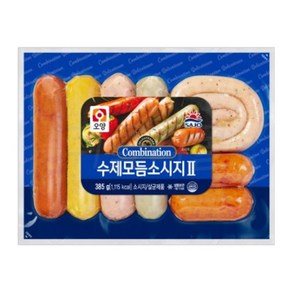 사조오양 [퀴클리몰] 수제 모듬 소시지 385g 냉동 후랑크소시지