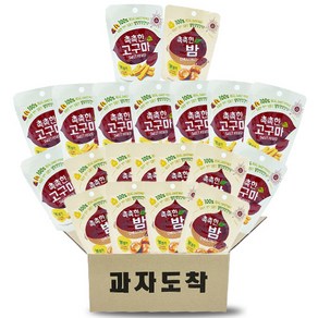 촉촉한 고구마 50g X 10개 + 촉촉한 밤 70g X 10개, 1세트