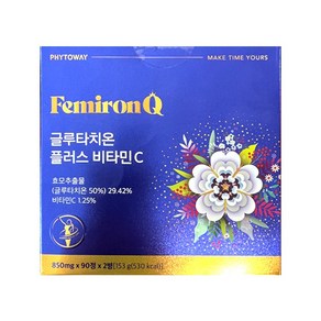 파이토웨이 페미론큐 글루타치온 플러스 비타민C 850mg x 90정 x 2개입 t, 2개