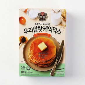 우리밀핫케익믹스 백설 500g, 1개