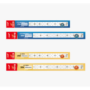 번개표 LED 모듈 리폼형 램프 자석 30W 대체용 FPL 55W, 주백색, 6개