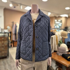 BCBG [올앤선드리] 잼 퀼팅 JK 재킷_ A5S1J104 56 [D/NAVY]