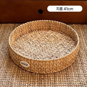 OCA 라탄 여름 고양이집 숨숨집 바스켓 하우스, 라탄 숨숨집 바스켓, 1개