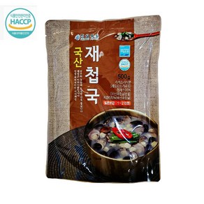 [진성푸드] 국산 재첩국 500g, 1개