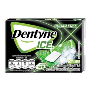 DENTYNE 덴타인 아이스 슈가프리 껌 아이스 라임 8정 x 10개(1세트), 1세트, 11.2g