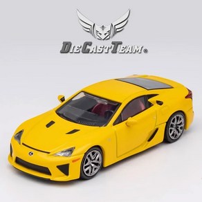 DCT 1/64 렉서스 LFA 카 로고 합금 모터 자동차 다이캐스트 금속 모델 용 크리스마스 선물