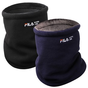 FILA SAFETY 넥워머/동계 방한 목도리, 블랙