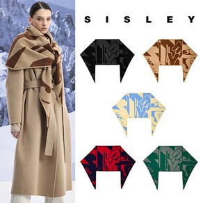 [MADE IN ITALY] [정상가 229000원] 24FW 시슬리 SISLEY 울캐시미어 니트 머플러