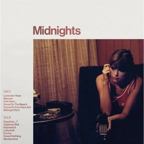 [LP] Taylo Swift (테일러 스위프트) - 10집 Midnights [블러드 문 컬러 LP]