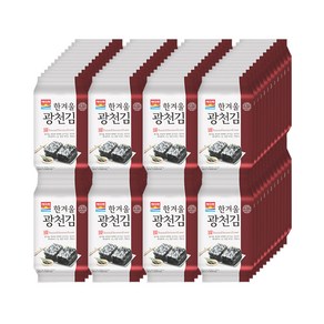 해의락 한겨울 광천김 도시락김 4g 16봉 4개 총96봉 조미김, 64g, 96개