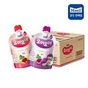 요미요미 야채와과일 빨강12+보라12 (총24팩), 24개, 100ml