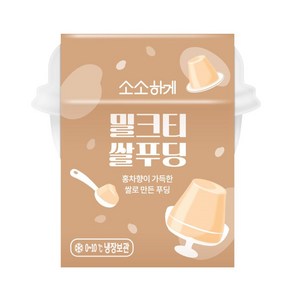 소소하게 밀크티 쌀푸딩, 2개, 135g