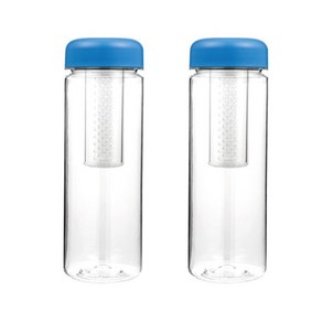 [1+1 행사] 마이보틀 트라이탄 티보틀 미니 물병 물통 소량 도매 주문 제작 350ml 500ml, 2개, 그린티 무지 트라이탄 블루