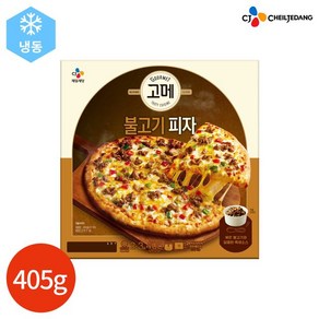 CJ 고메 불고기 피자 405g, 1개