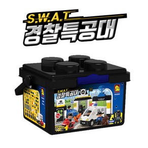 옥스포드 토틀블럭 SWAT 경찰특공대 소, 1개