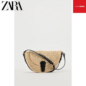 ZARA 자라 라탄백 브레이드 크로스백 6225/310 자라 여름 가방 위빙백