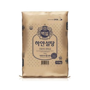 백설 하얀설탕, 1개, 15kg