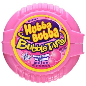 Hubba Bubba 후바부바 테이프 풍선껌 Awesome Oiginal 2oz(56.7g) 2팩, 56.7g, 12개